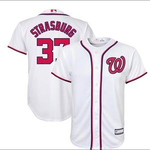 Red Nationals Strasburg Jersey (youth)